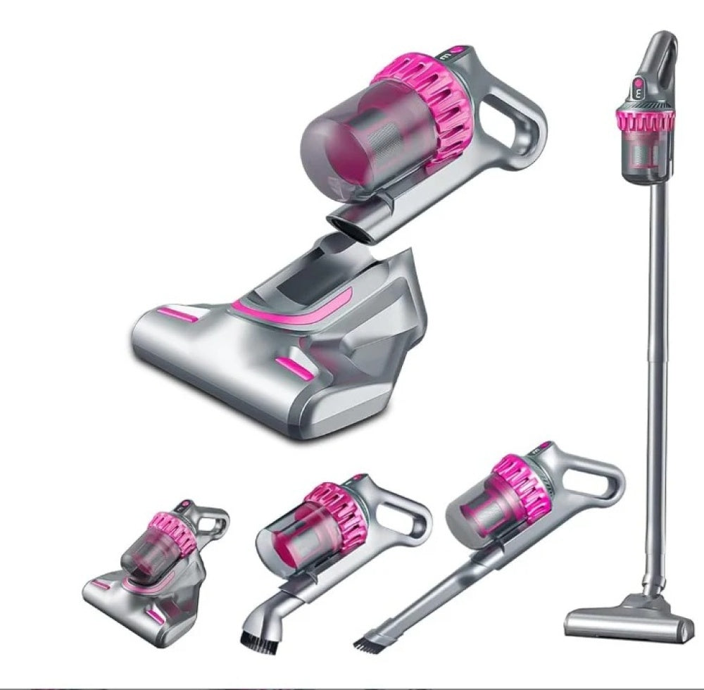 Aspirator multifunctional fara fir 4 in 1 pentru indepartarea acarienilor, curatare saltele si tapiterie de masina