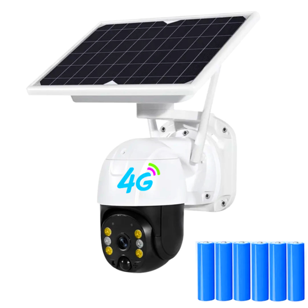 Camera Supraveghere 4G cu Panou Solar, Microfon si Difuzor, Control telefon, Rotativa, Full HD 1080p