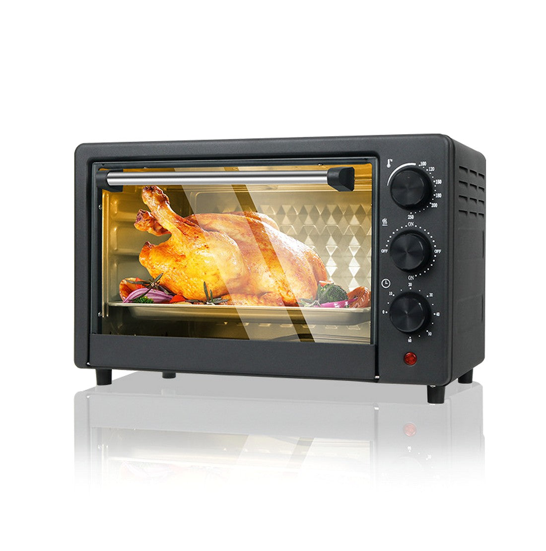 Cuptor Electric de Bucatarie 2600W – Leihmann 48L, Tava de Copt, Gratar si Functie de Rotisor