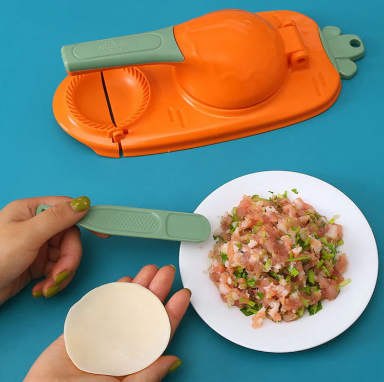 Dispozitiv 2 in 1, Pentru Preparat Coltunasi/Paste Ravioli, Creativ, Usor De Preparat