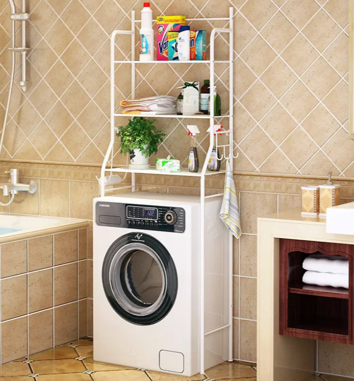 Etajera baie, organizator peste toaleta sau masina de spalat