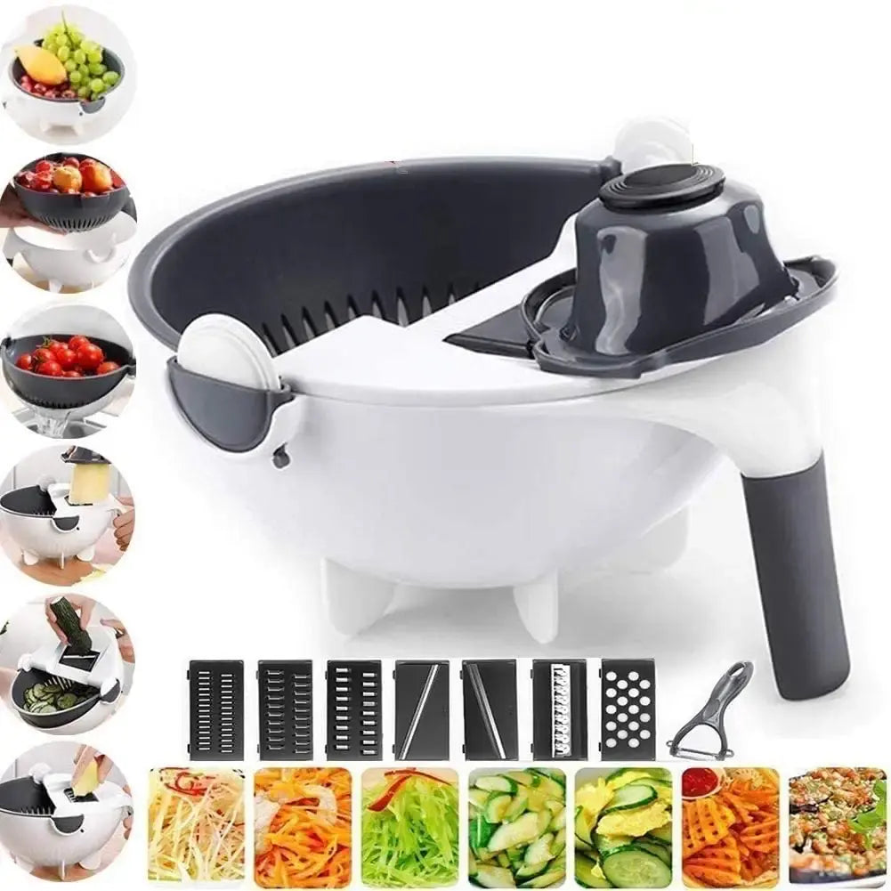Feliator de legume cu strecurator, Vet Basket Vegetable Cutter