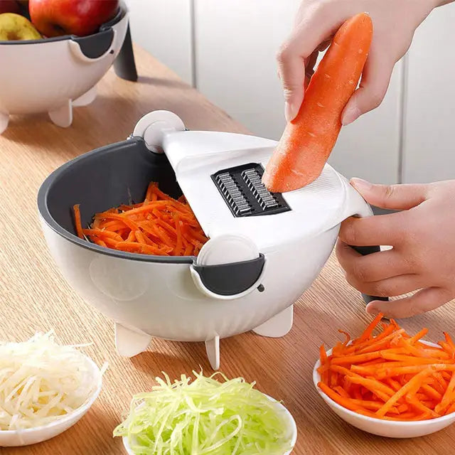Feliator de legume cu strecurator, Vet Basket Vegetable Cutter