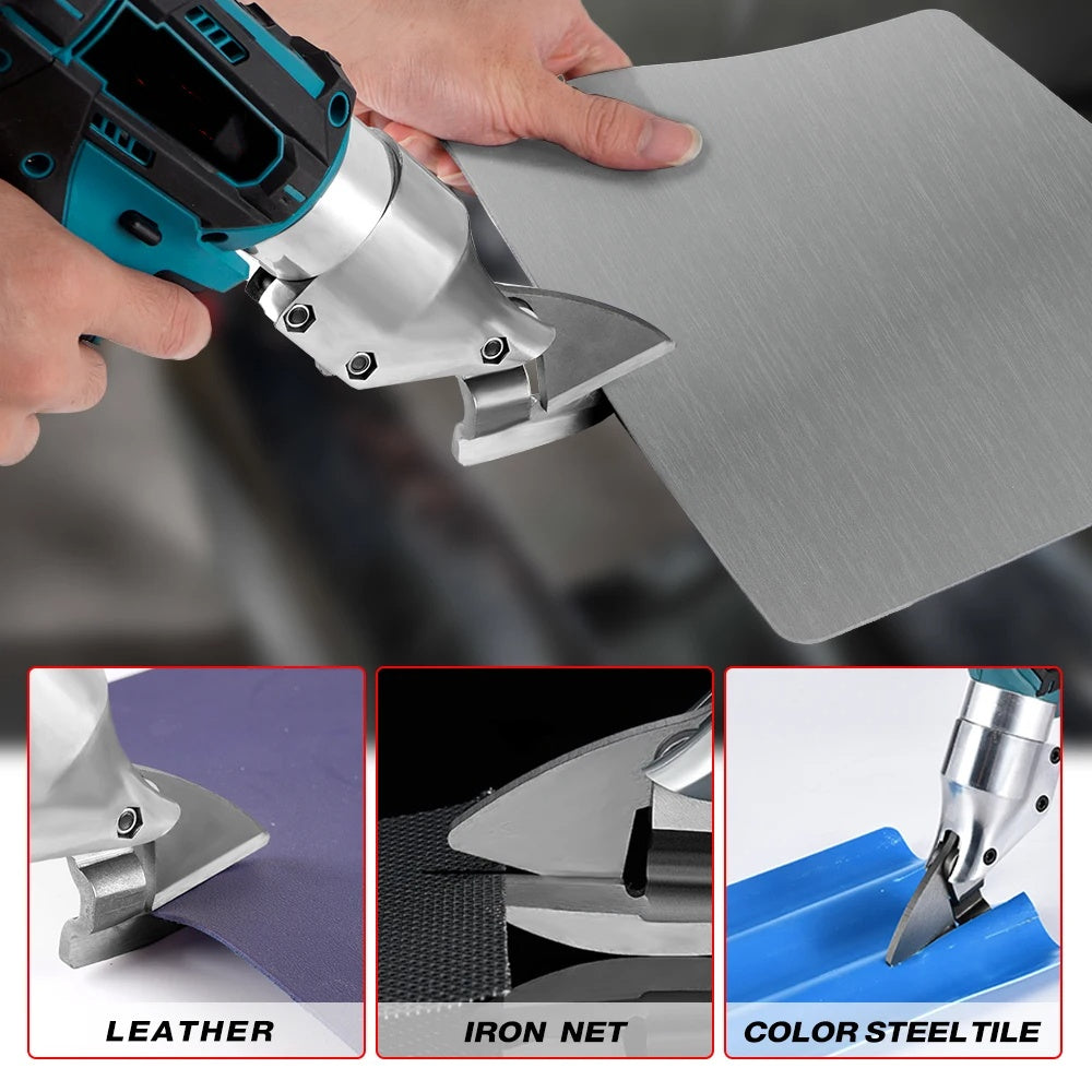 Foarfeca electrica de taiat tabla cu 2 acumulatori 2 Ah, 48V, Blitz Power