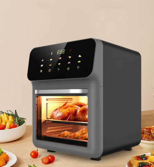 Friteuza cu aer cald , Airfryer, 12L, 10 programe, multifunctional, temperatura ajustabila, ecran cu touch screen