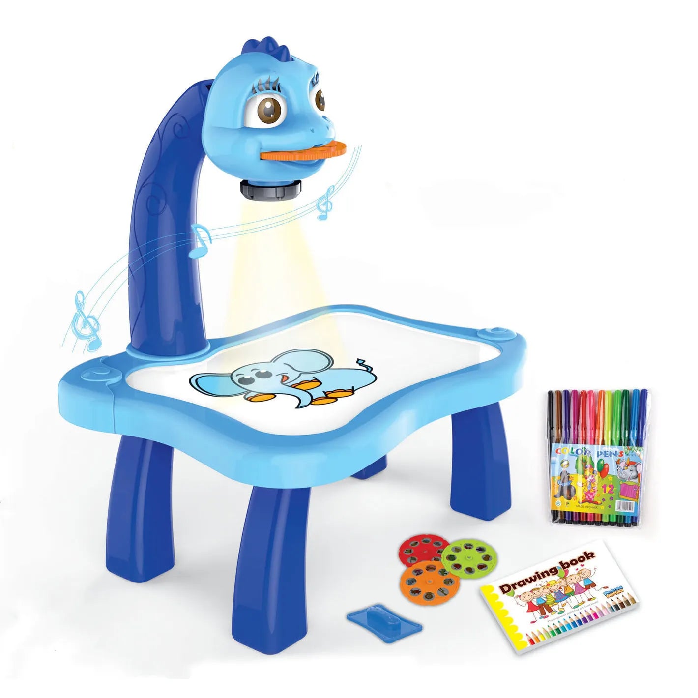 Masuta pentru desenat cu proiector si diapozitive 25cm