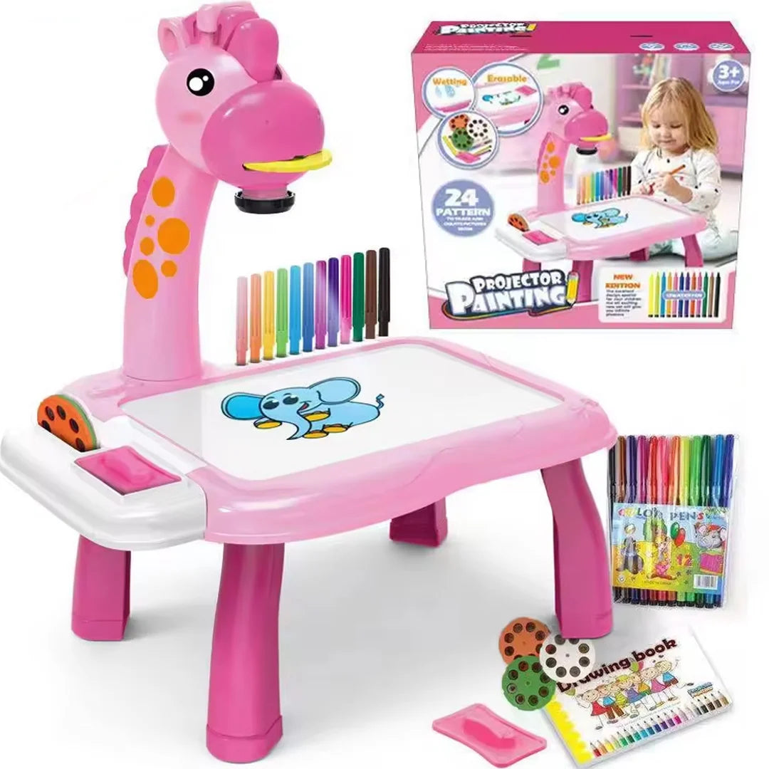 Masuta pentru desenat cu proiector si diapozitive 25cm