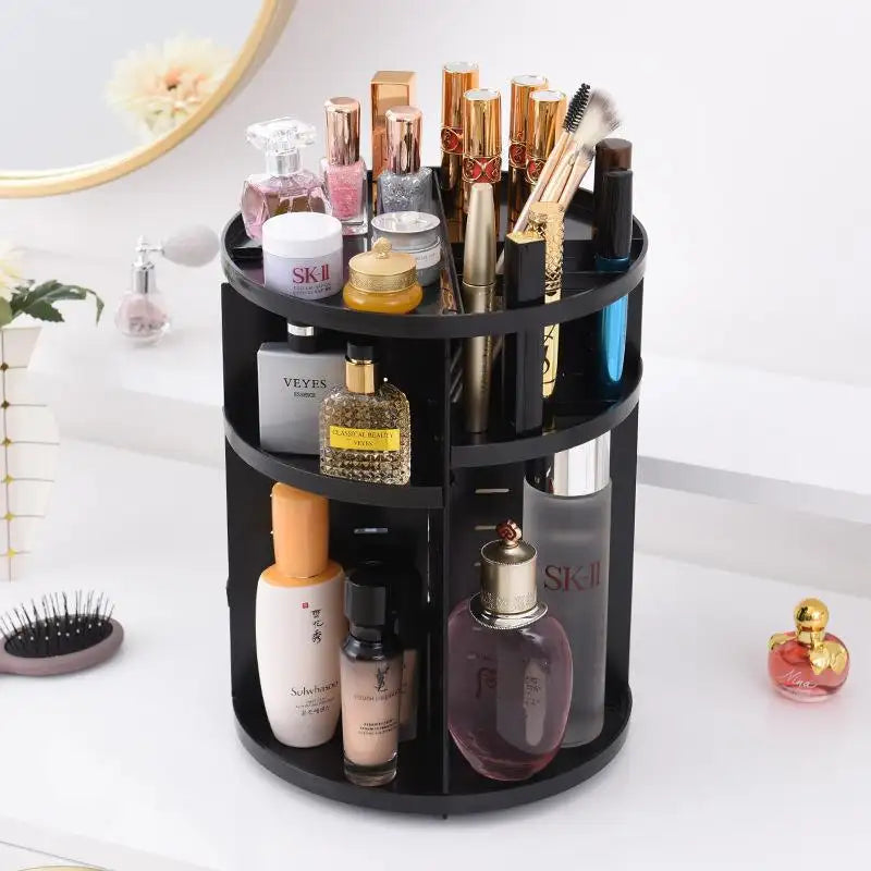 Organizator Cosmetice rotativ, depozitare obiecte, pentru baie sau bucatarie