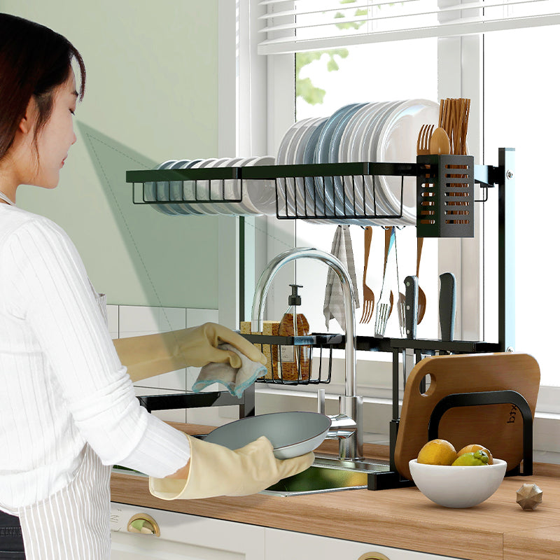 Organizator chiuveta pentru uscat vasele, otel inoxidabil