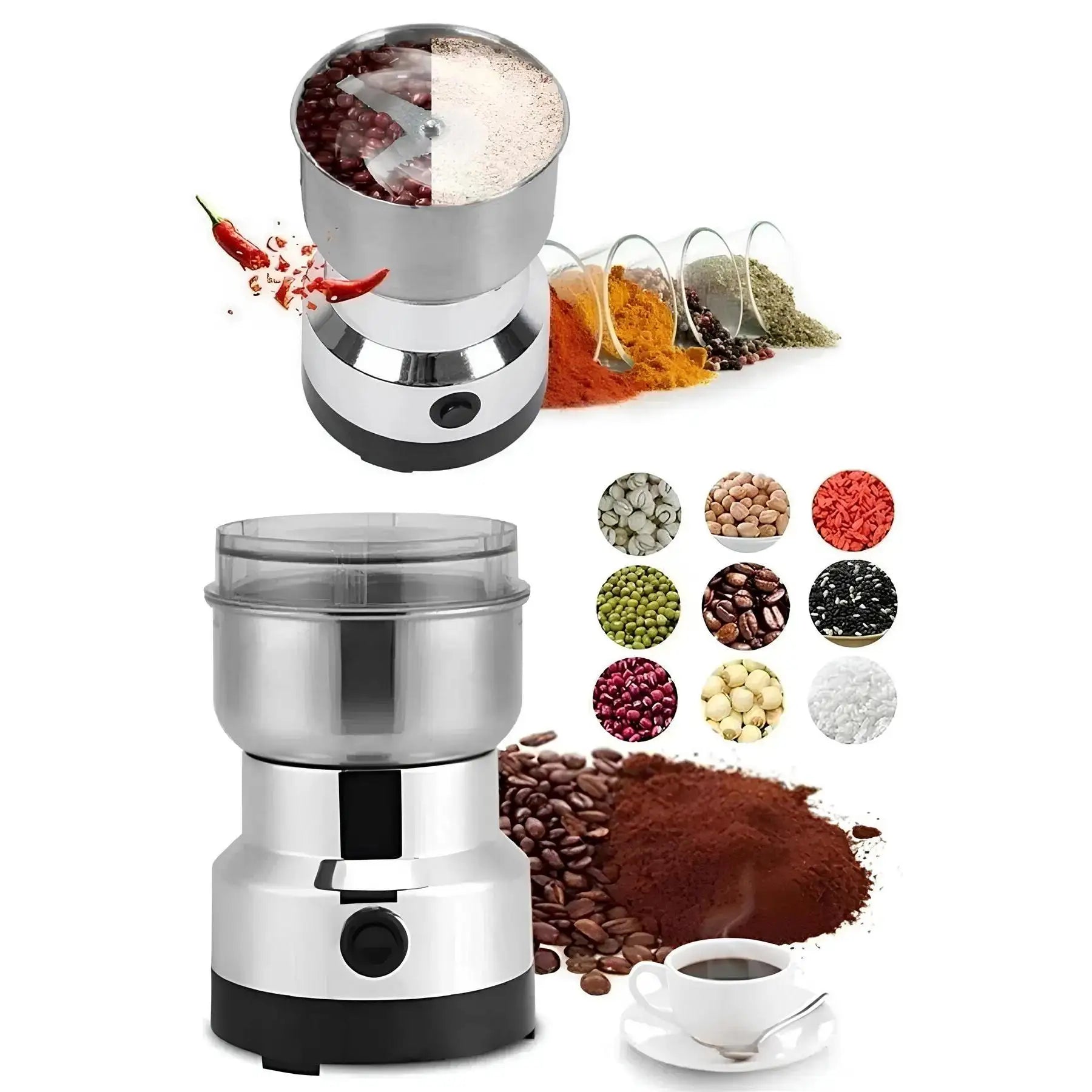 Rasnita electrica pentru cafea sau condimente din oțel inoxidabil