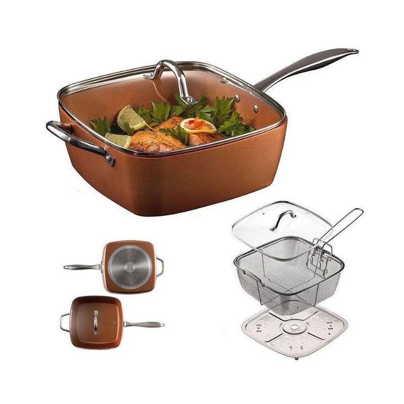 Tigaie non-aderenta multifunctionala 5 piese