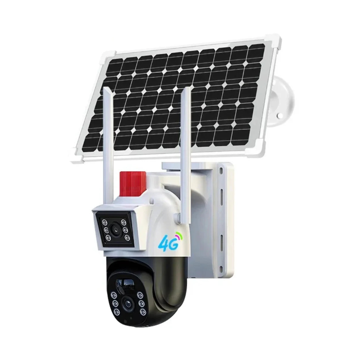 Camera de Supraveghere Solara Dubla, Dasgut - 6MP, cu SIM 4G, Aplicatie V380Pro