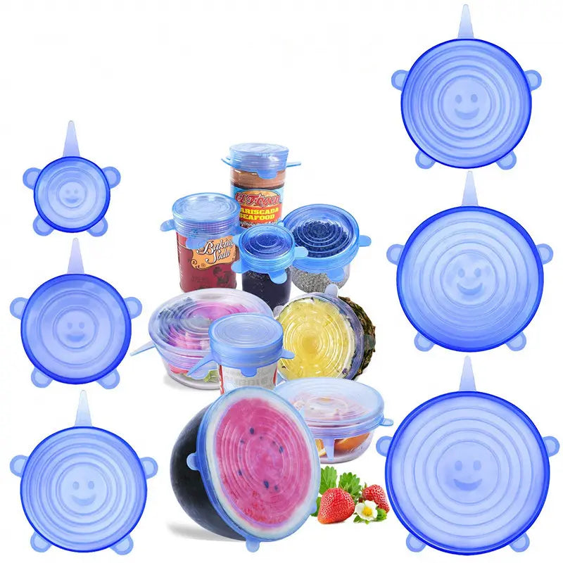 Set 6 capace flexibile din silicon, pentru caserole